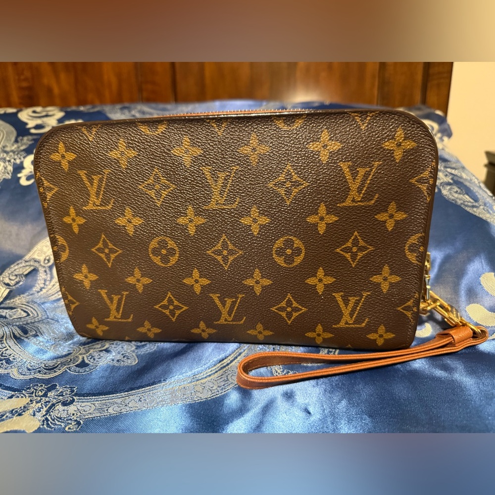 ❤️AUTH. LOUIS VUITTON Monogram Orsay Clutch Bag ❤️
